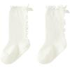 TONGTAI Baby Girls Bow Mid-Calf Socks