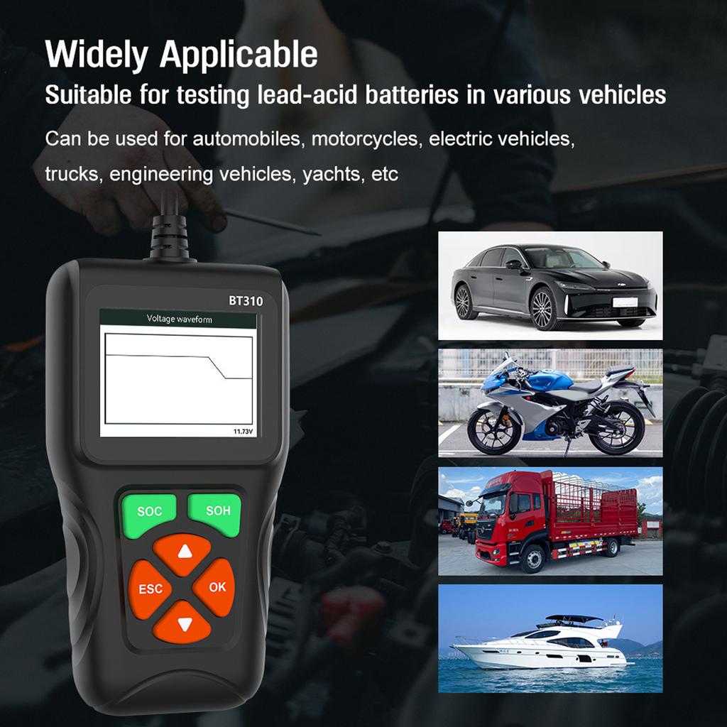 Multipurpose Car Battery Tester For Reliable Voltage And Current Measurement Car Battery Analyzers