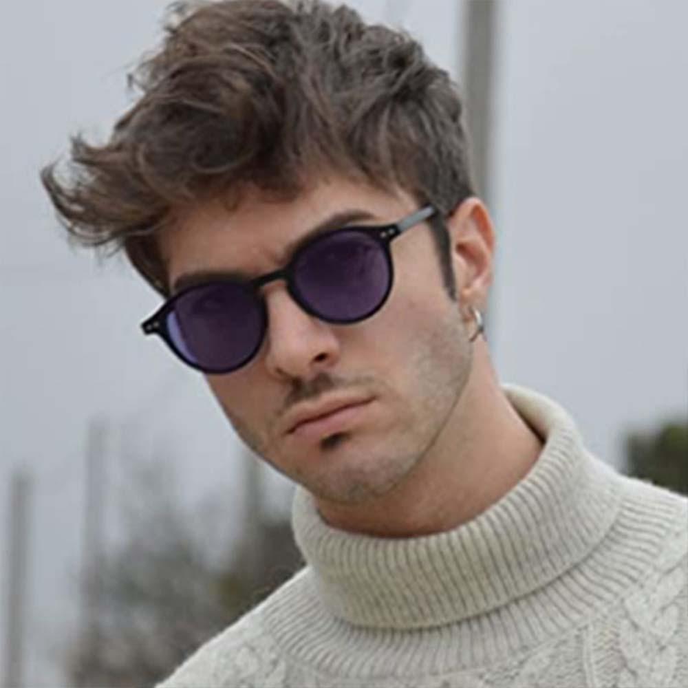 PC Full Frame Sunglasses Leopard Print Retro HD Sunglasses Catwalk Unisex Sunnies  Men