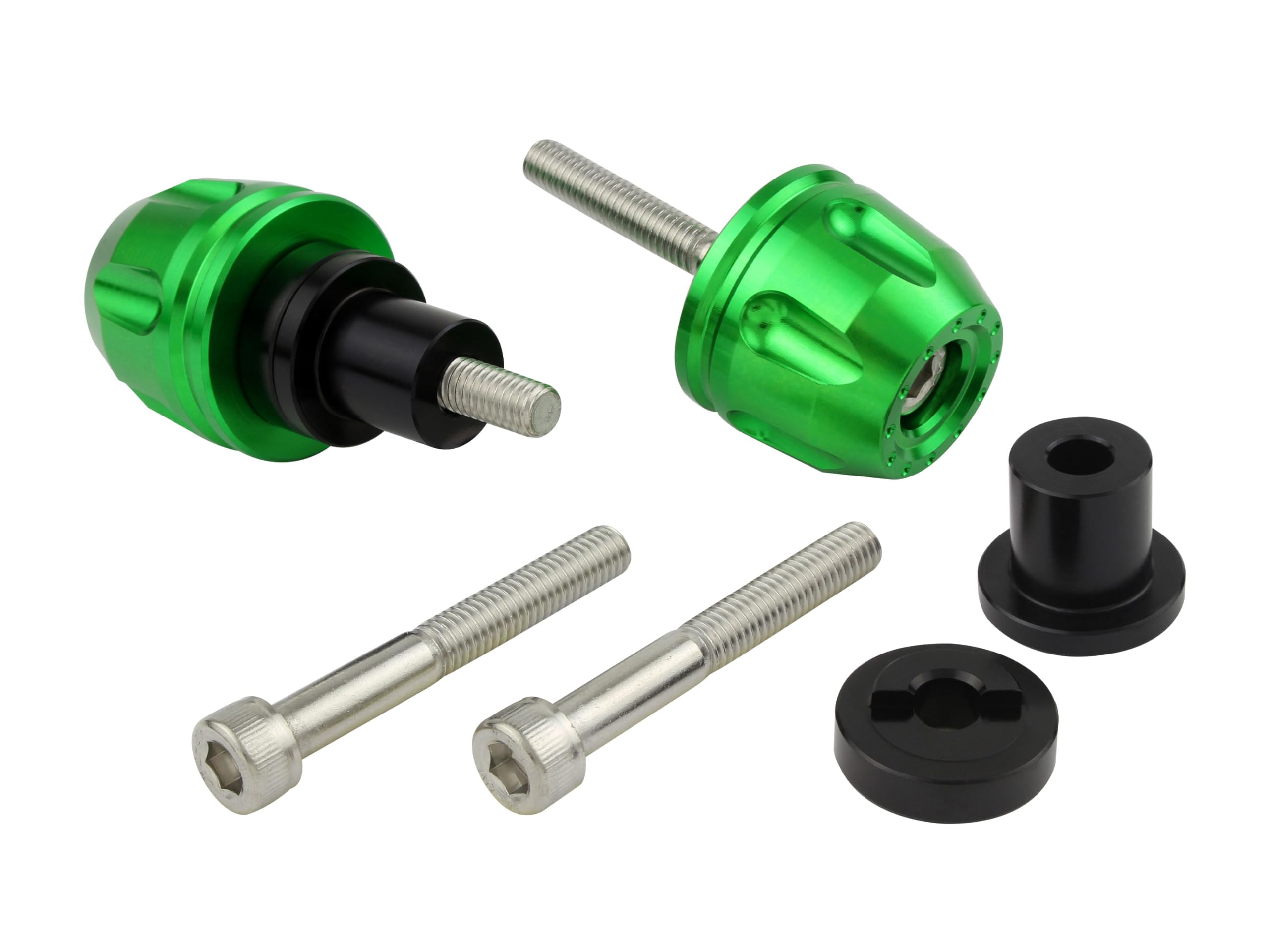 

POSH FAITH Motorcycle Supplies Handlebar End Revolver End Kawasaki Genuine Handle M6 Type NINJA650 | H2-SX Other Lime Green 032189-28