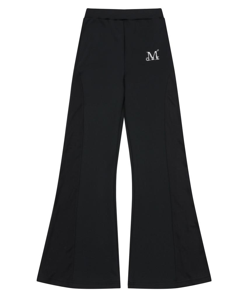 Mucent Bruno Matching Metal Logo Bootcut Pants