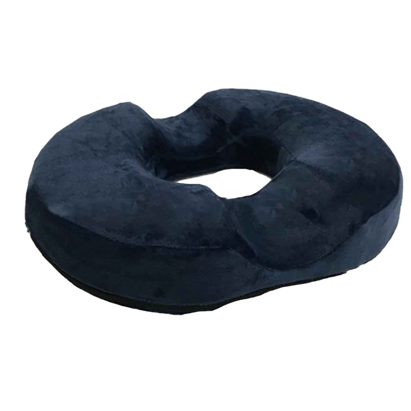 Подушка сиденья из пены с эффектом памяти Comfort Hollow Breathable Car Home Seat Cushion One Size тёмно-синий 1709₽