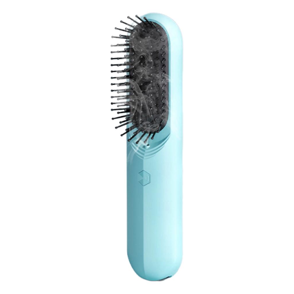 Cordless Straightening Hair Brush, Portable Cushion Brush for Smoothing and Massage