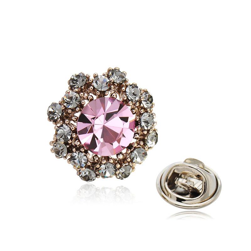 Mini Anti-glare Brooch, Summer Exquisite Brooch for Fixing Clothes, Rhinestone, Seweless Hidden Buckle