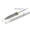 Dropship Damascus Steel Fixed Blade Tea Knife Needles Household DIY Handmade Puerh Tool Part Accessories