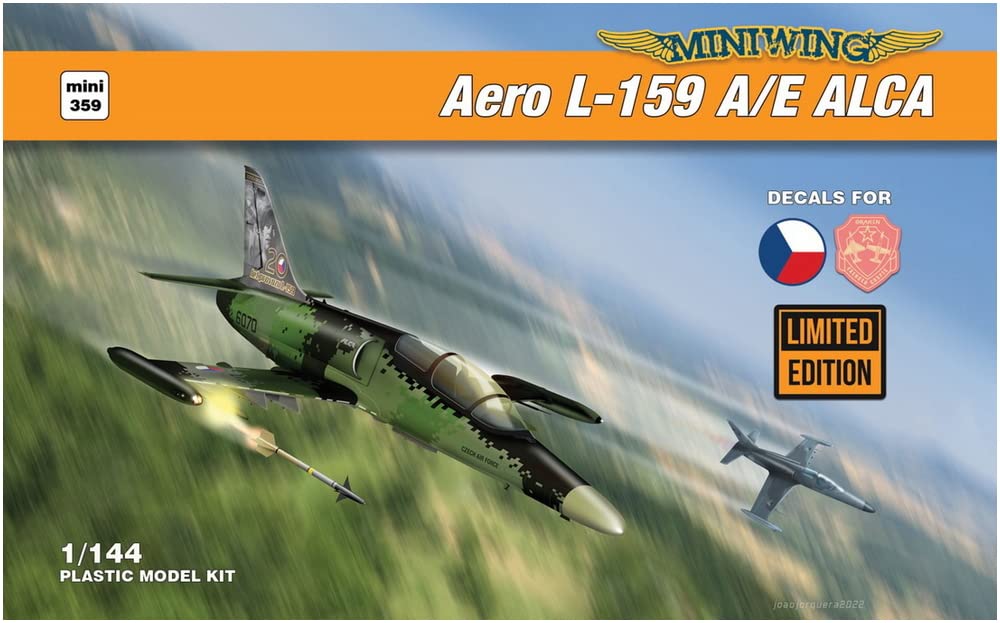 MiniWing Czech Air Force Aero ALCA Plastic Model Kit MWG144359 1/144 L-159A/E