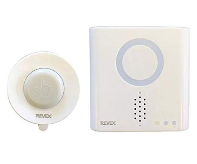 REVEX XP710A Waterproof Call Chime Set Security Wireless Door Phone Push-Button Sensor, Chime,