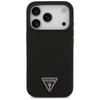Guess Silicone Triangle Logo MagSafe Case for iPhone 17 Pro Max Black