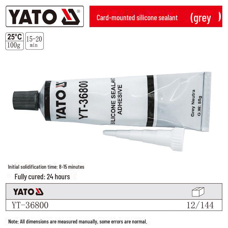

Силиконовый герметик для автомобильного двигателя и коробки передач YATO YT-36800 серый