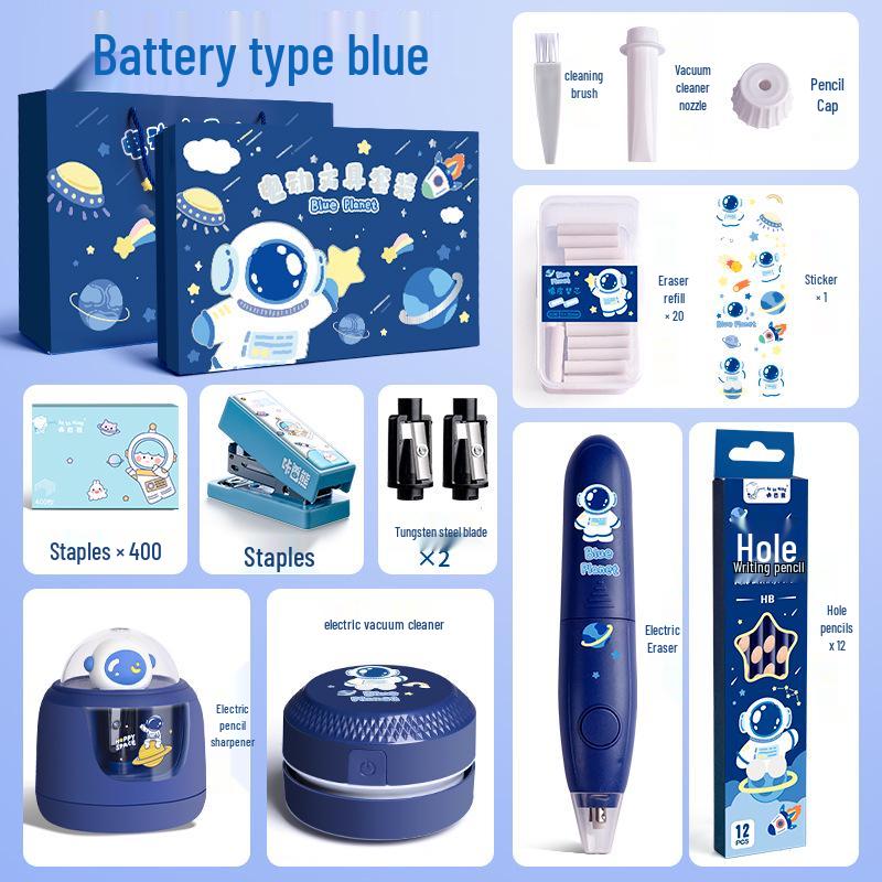 Smart Charging Electric Stationery Gift Set for Students