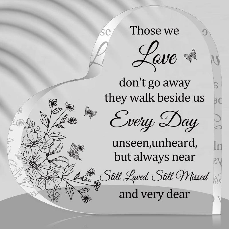 

1 шт. Подарок соболезнования, Память об ушедшем близком человеке, Соболезнования в связи с утратой, Домашние украшения для поминовения, Сентиментальные подарки для скорбящих чистый