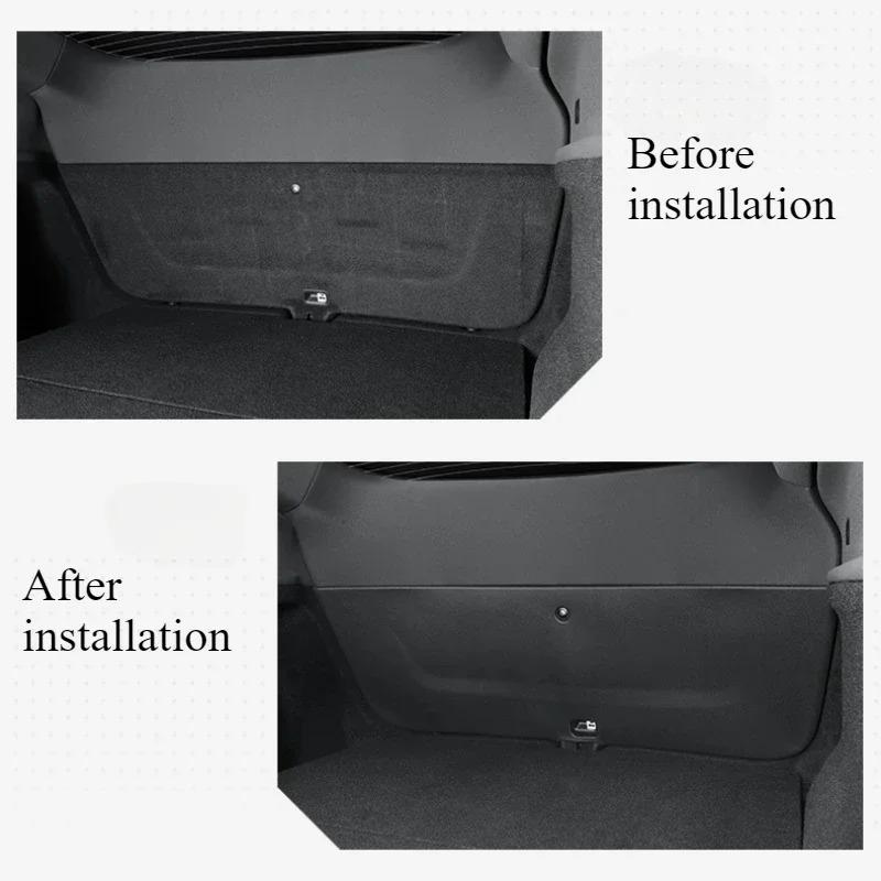 For Tesla Model Y Juniper 2025 Trunk Tailgate Mat TPE Trunk Protector Mat Interior Door Car Trunk Protective Panel Accessories