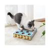 Cat Hunt Toy Wood, SCRATCH RESISTANT Surface Supports Natural Claw Sharpening, Whack A Mole Game Offers Interactive Fun