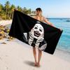 Large Beach TowelTerrifier Art the Clown Soft Absorbent Towel Beach Bath Home Use
