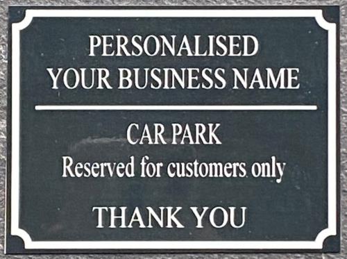 

Personalised PRIVATE RESERVED PARKING Custom Sign Office Work Home Car Any TextAluminum 20x30cm（7.8x11.8inch）