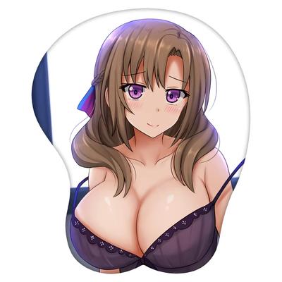 Oosuki Mamako Anime 3D Mouse Pad Wristband Cartoon Creative Mouse Pad Front Chest Back Hip Mouse Pad Wrist Pad