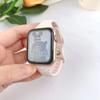 Wąski pasek do paska Apple Watch 40mm 41mm 42mm 38mm 49 44mm 45mm grawerowana silikonowa bransoletka Correa seria 8 7 6 9 5 4 3 SE Ultra