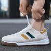 Men's shoes spring new sports shoes leather surface trend fashion board shoes versatile casual shoes white shoes Forrest Gump shoes