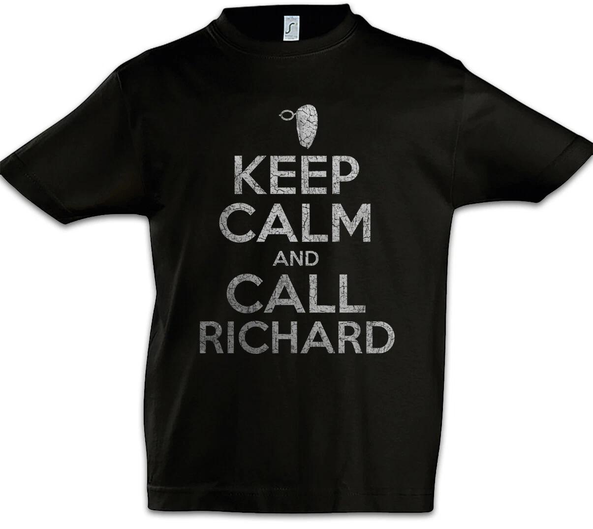 Keep Calm And Call Richard Kids Boys kids boys T-Shirt Boardwalk Harrow Fun Empire 160