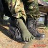 Gutsman Thinnest Organic Olive Drab Five-Toe Socks, Self-Defense Force, Cotton, Deodorizing, Medium, 25-27cm,