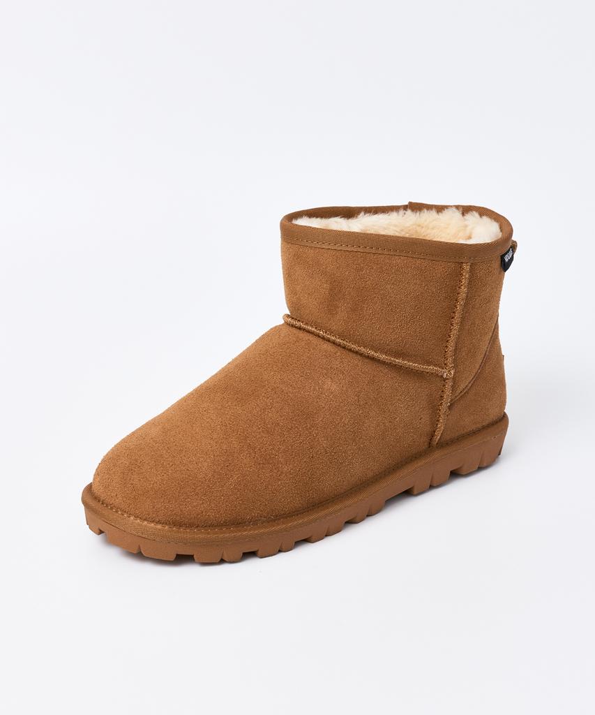 Mogaus Leather Fur Genuine Cowhide Short Boots 5 Colors (Men & Women Sizes)