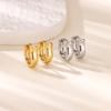 Fashion Exquisite Diamond-set Ear Buckle Earrings Women's Temperament Versatile Snake Earrings New