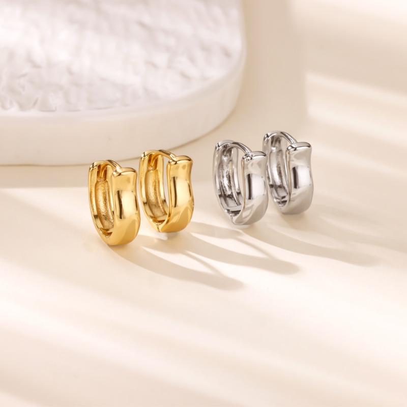 Fashion Exquisite Diamond-set Ear Buckle Earrings Women's Temperament Versatile Snake Earrings New