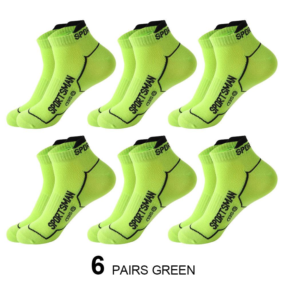 Men's Mid-Calf Sports Sweat-Absorbent Cotton Socks for Running, Cycling, Fitness, and Basketball
