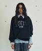 THEVINYLHOUSE Cut-Off Sweatshirt Black