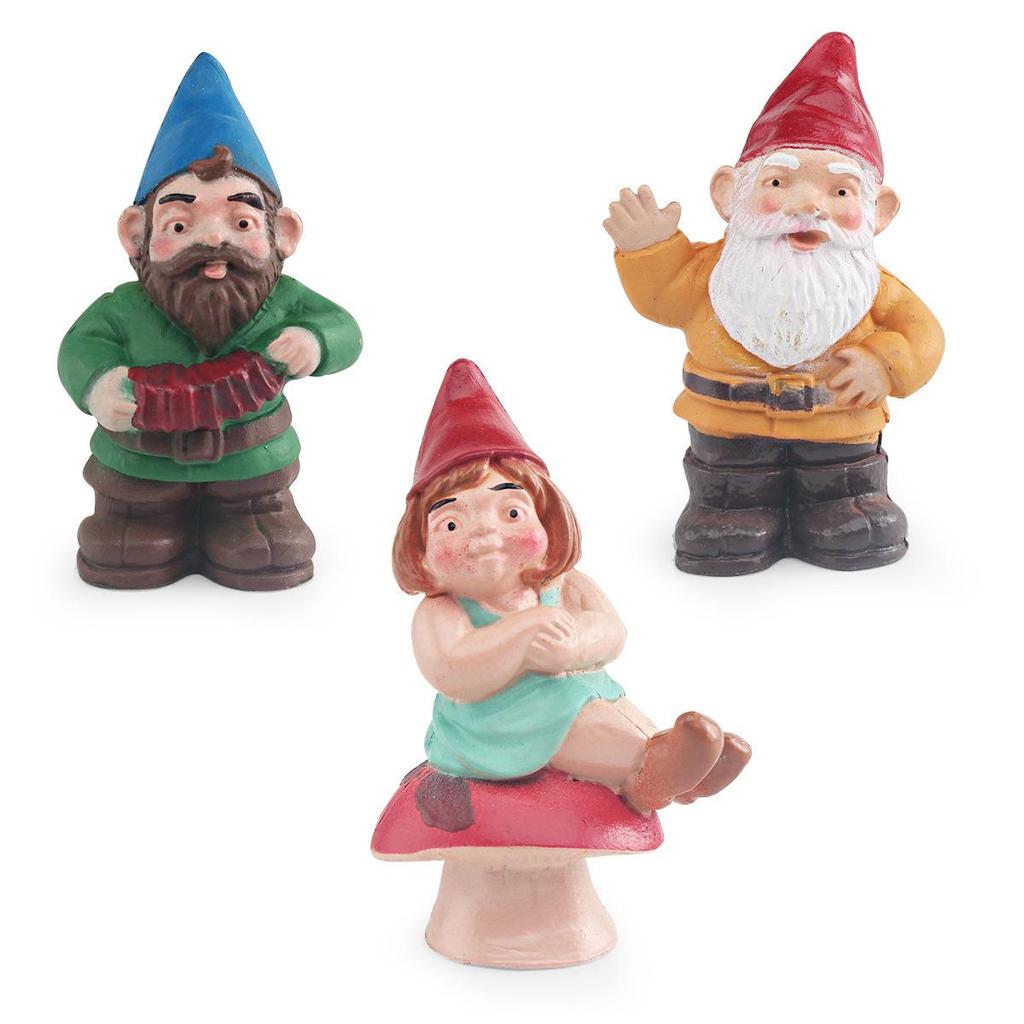 Cross-border Christmas Elf & Goblin Figure Set for Micro-landscape Decoration and Garden Ornament