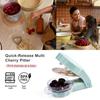 Cherry Pitter Olive Pitter Tool Pit Remover Quick Push Pull 6 Hole Seed Multi-Function Cherry Pitters Core Remover