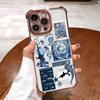 HOT Whale Shark Pattern Plating Phone Case For Xiaomi Redmi 15 A3 15C 14C 13C K50 A1 Note 15 14 13 12 Pro Plus 4G 5G Anti Fall