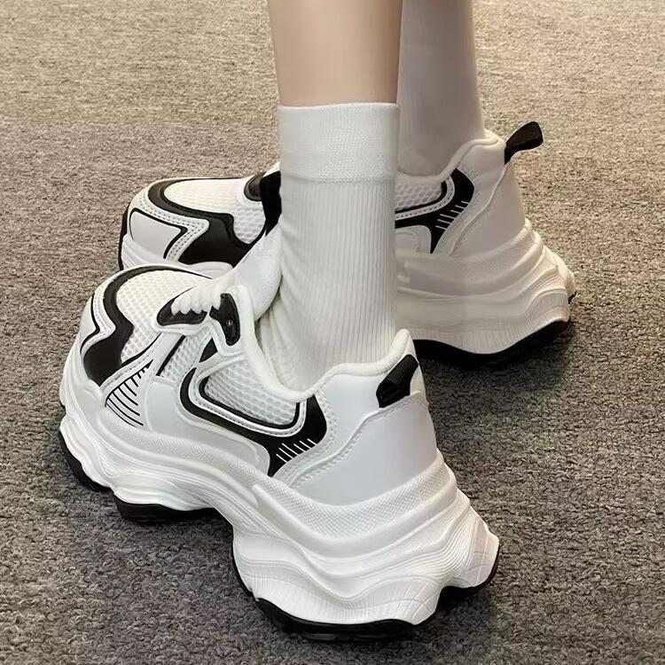 Mesh Breathable Thick-soled Dad Shoes, New Spring and Summer Height Increase, Small Leisure Sports