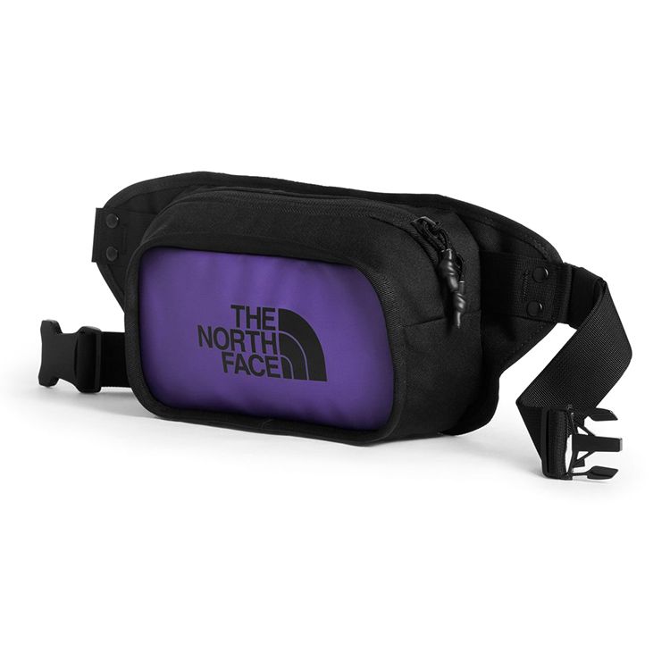 The North Face 4.3L Casual Lightweight Waist Bag Outdoor Unisex Bags Black Purple NF0A3KZX-S96