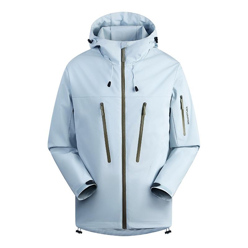 Men's Mountaineering Thin Jacket Bird Series Outdoor Mountaineering Jacket Function Windproof Waterproof Couple Mountaineering Suit