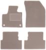 Beige Velour Floor Mats For: Opel Ka Crossover (2017-)