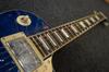 GrassRoots See Thru Blue Electric Guitar G-LP-60S