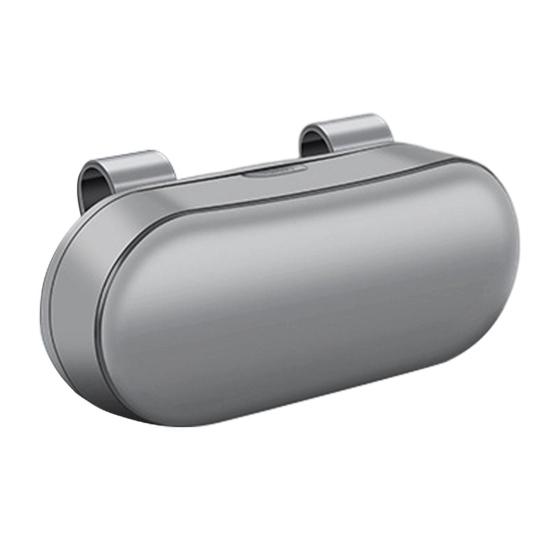 Car Storage Box with Shockproof Velvet Lining for Sunglasses And Small Items Automotive Eyeglasses Storage Case One-Hand Open Organizer