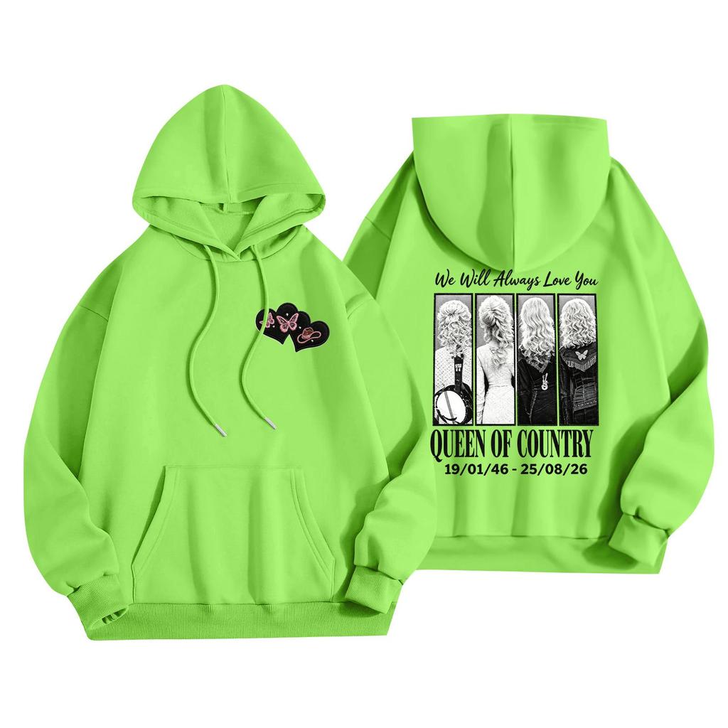 Women's Casual Loose Fit Hoodie with Letter Graphic