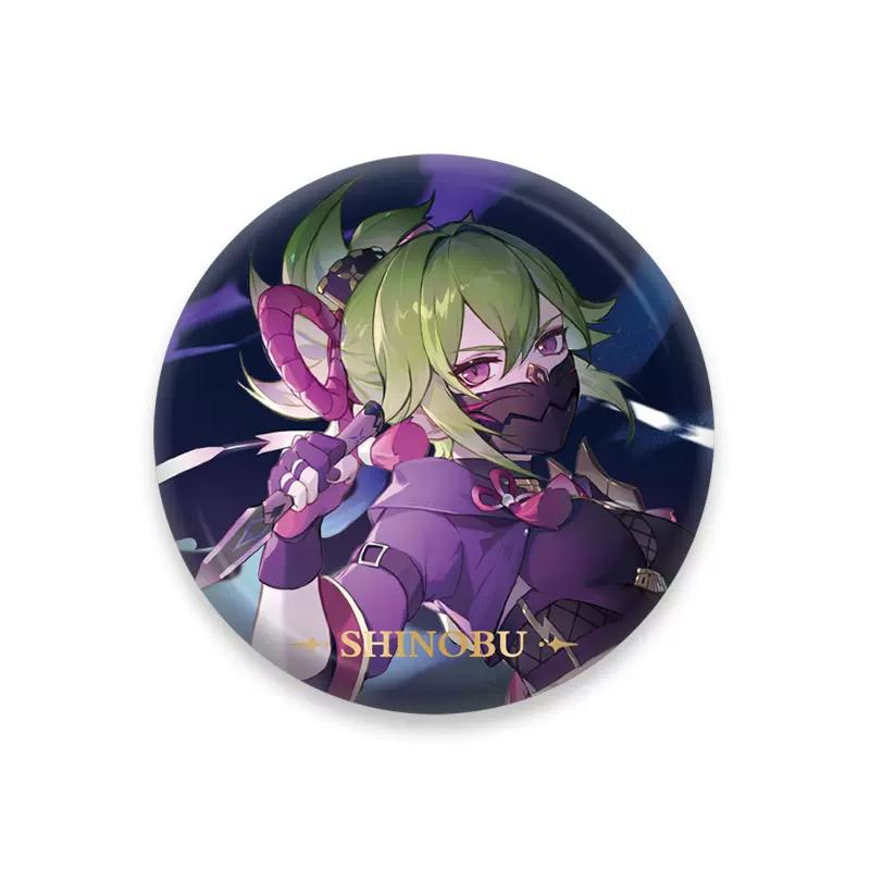 Sunsyea Genshin Impact Official Merch miHoYo Original Authentic Theme Series Badge Xiao Kazuha Zhongli Shogun Venti Klee Yelan