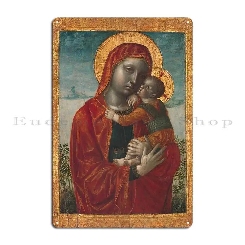 Madonna And Child Metal Signs Club Living Room Designing Designs Vintage Tin Sign Poster