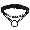 1PC Punk Rock Gothic PU Leather Necklace Heart Round Spike Rivet Collar Studded Choker Chain Necklace Handmade Jewelry