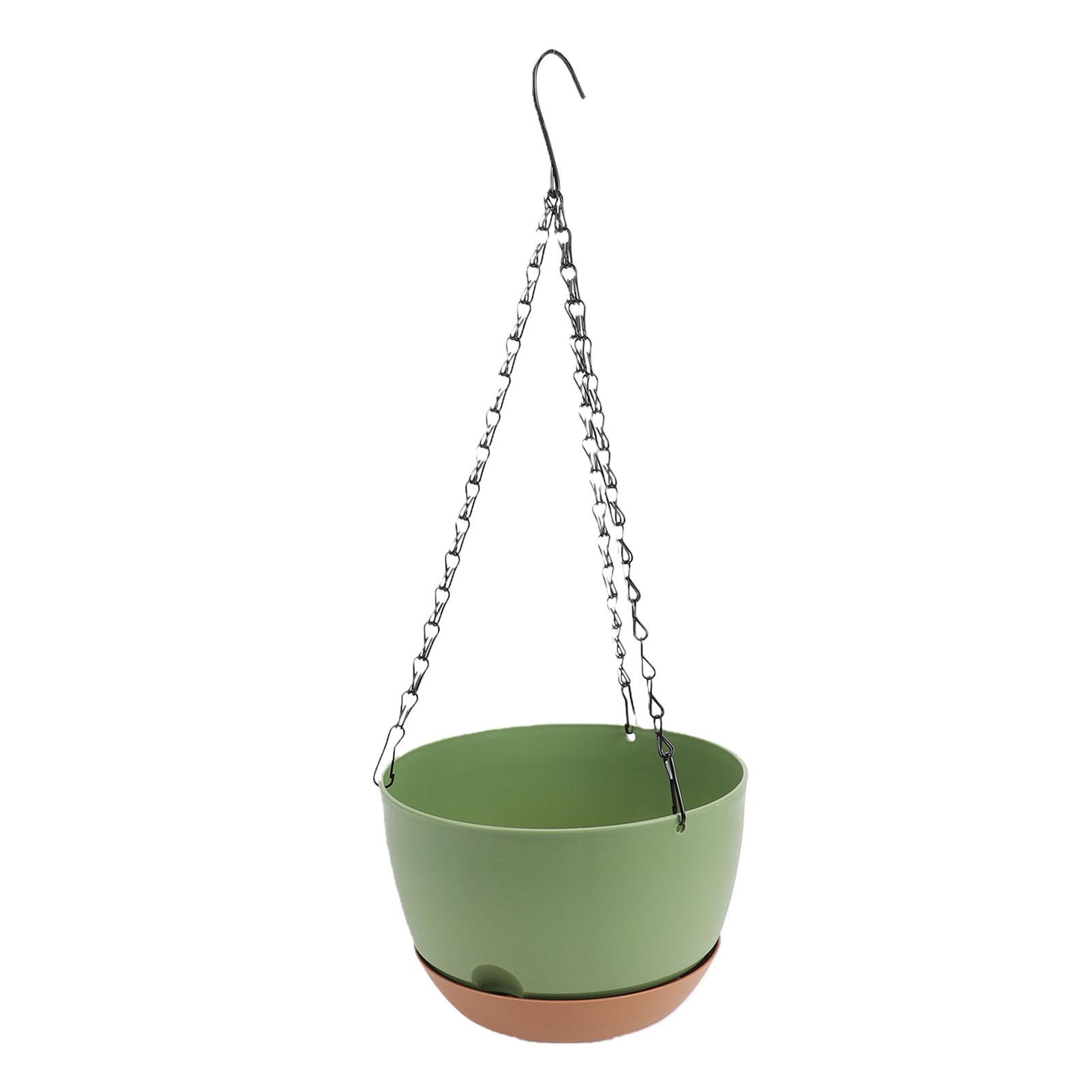 

4 Pcs Hanging Planter Self Watering Hanging Flower Pots Space Saving for Indoor Outdoor Balcony Decor