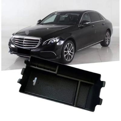 For Mercedes Benz E Class W213 E200 E300 2016 2017 Car Center Console Armrest Storage Box Organizer Tray ABS Accessories