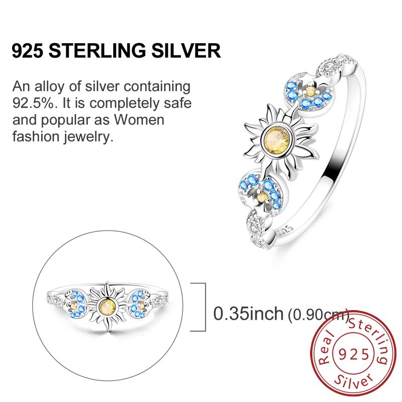 New 925 Silver Rings Firefly Hollow Rose Infinite Love Simple Ring for Women Wedding Engagement Party Jewelry Gift