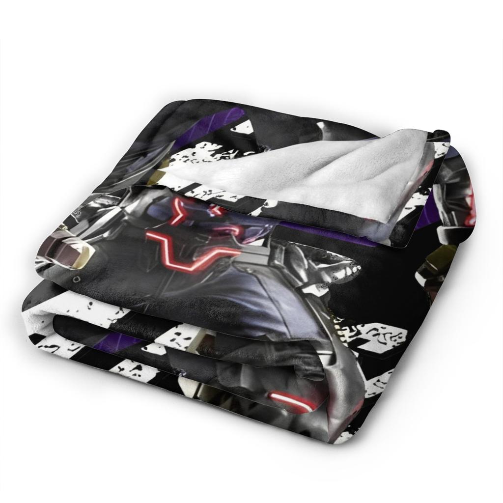 Tekken 8 Jack-8 Flannel Blankets Video Game Funny Throw Blanket for Sofa Bedding Lounge 150*125cm Rug Piece,