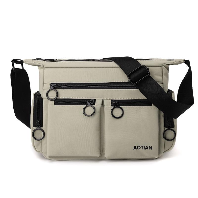 

Messenger Bag Unisex Large Capacity Commuting Shoulder Bag хакі