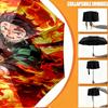 Demon Slayer Print Umbrella Automatic Opening/ Closing - Portable Foldable Design - Daily use for Travel/Outdoor - Gift for Birthday