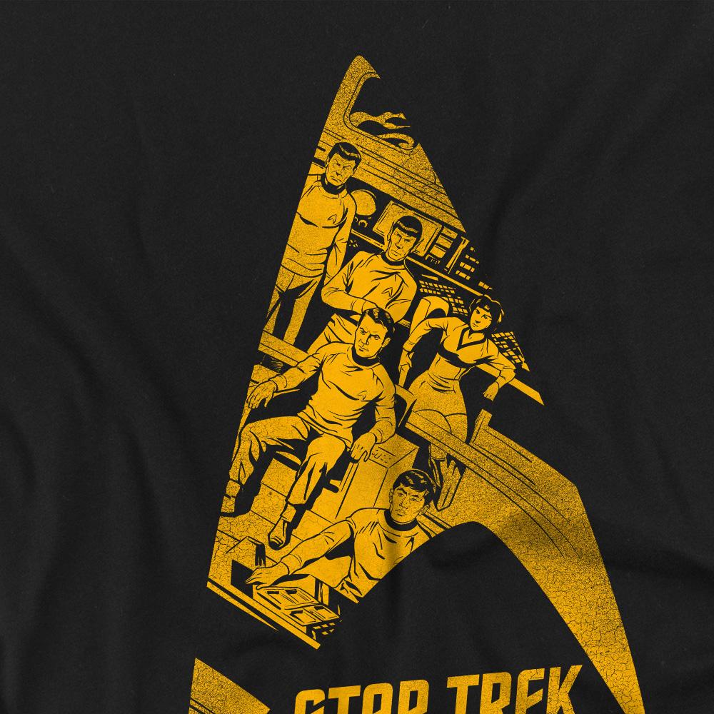 STAR TREK Mens Delta Crew T-Shirt