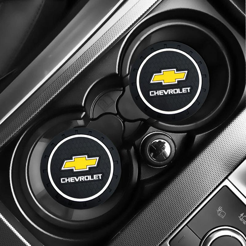Auto Cup Holder Anti Slip Insert Coasters Pads Interior Accessories For Chevrolet Cruze Captiva Malibu Trax Camaro Sonic Tahoe Impala Equinox Suburban